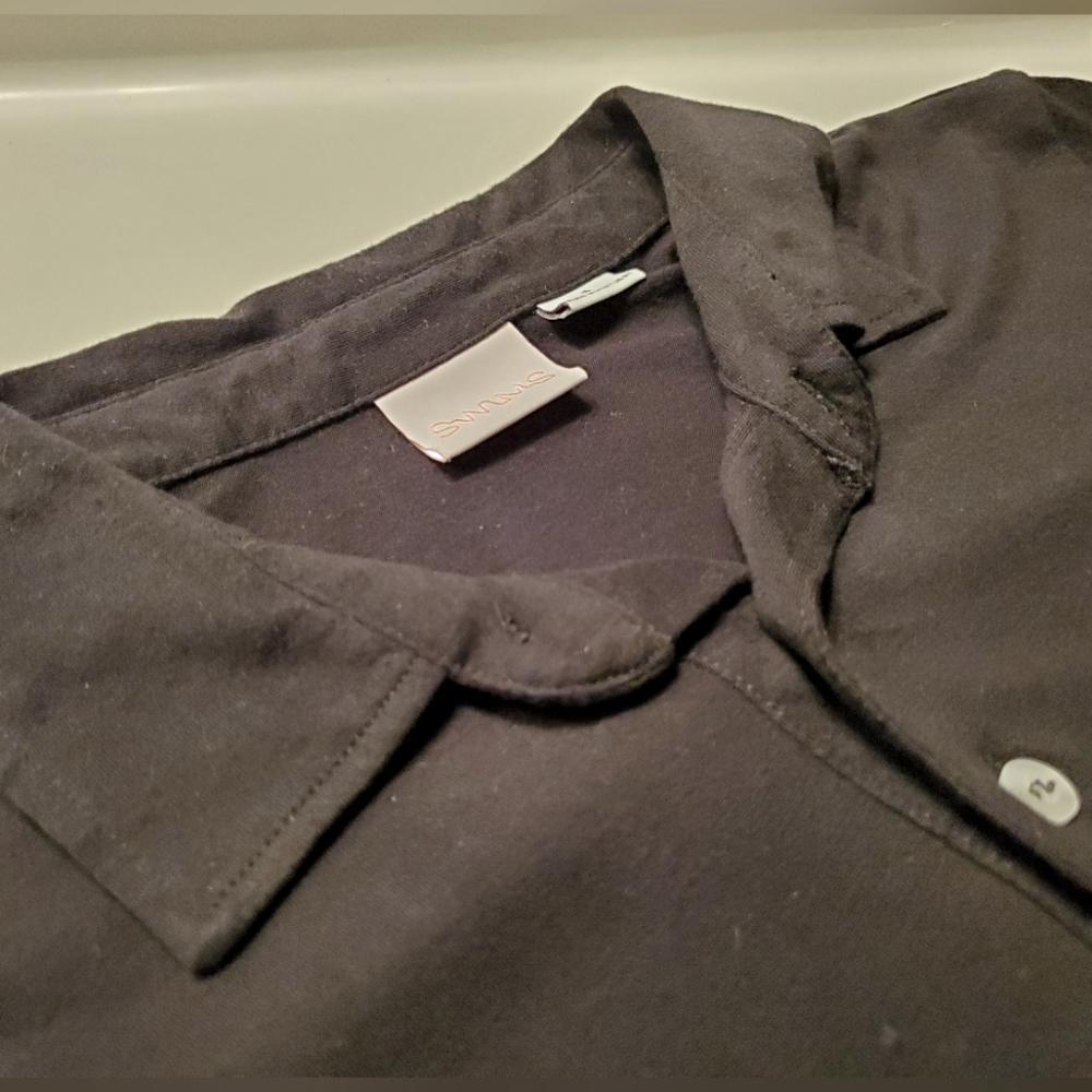 Swims Breeze Hoddevik Cotton-Tencel Polo (Black)